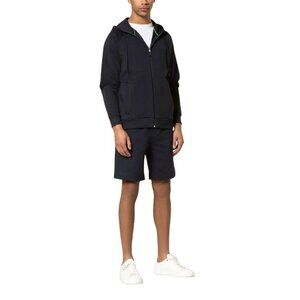 Hugo Boss Men's Black Full-Zip Hooded Sweatshirt Size Medium